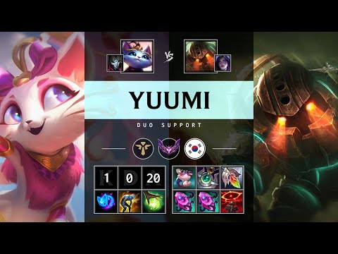 Yuumi Support vs Nautilus - KR Master Patch 25.07