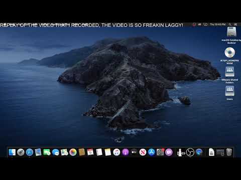 VMware | Recording with OBS Studio inside macOS 10.15 Catalina Public Beta | SO FREAKIN LAGGY!