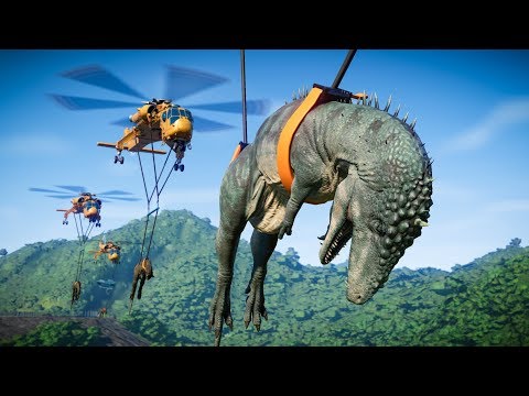 Carcharodontosaurus Vs Allosaurus Vs Carnotaurus Vs Majungasaurus  - Jurassic World Evolution
