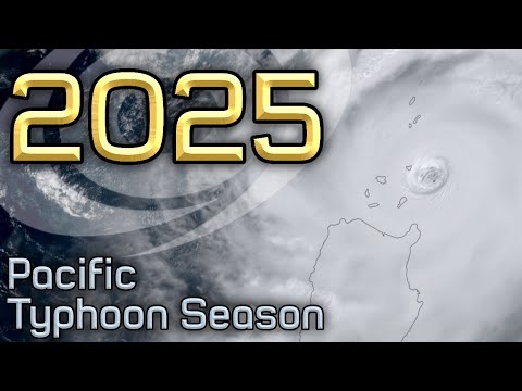 2025 Pacific Typhoon Season Animation