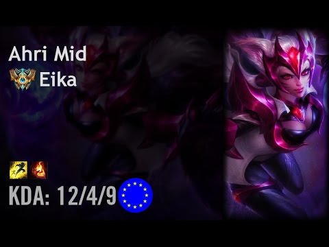 Ahri Mid vs Ezreal - Eika - EUW Challenger Path 6.3