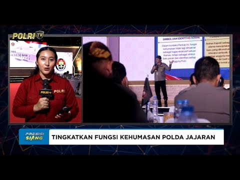 LIVE REPORT - PEMBEKALAN PERSERTA RAKERNIS OLEH KEPALA BIRO DIVISI HUMAS POLRI