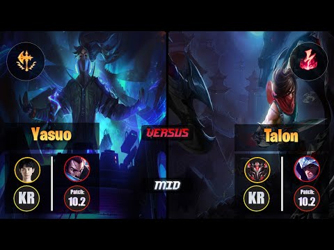 Doinb [Conqueror] YASUO (Mid) VS [Electrocute] TALON - Grandmaster KR Patch 10.2