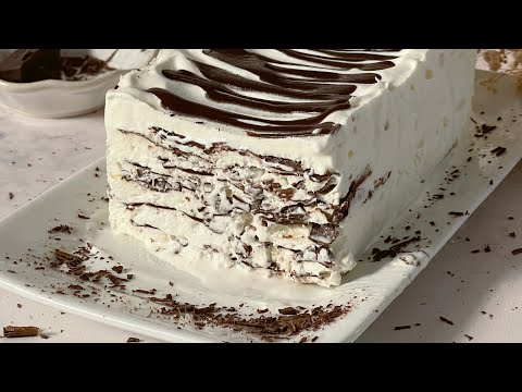 Gelado "Viennetta" caseiro, 3 ingredientes e sem açúcar by @panelinha_de_sabores