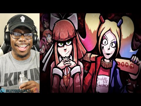 Monika vs Harley Quinn - Rap Battle! REACTION!