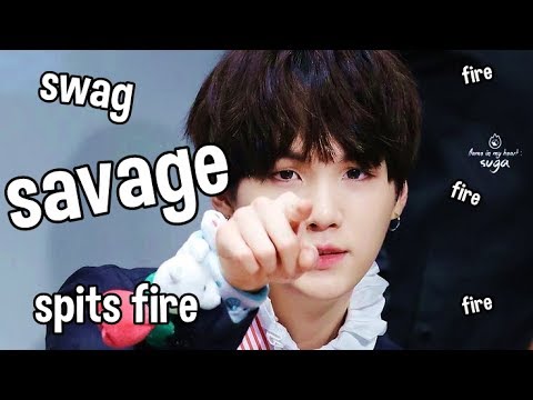 SAVAGE SUGA, the guy who spits fire #AGUSTD Video