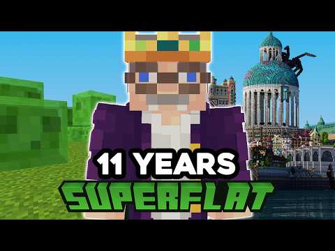 I Survived 11 Years in Minecraft Superflat [FULL MOVIE]