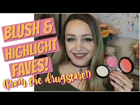 FAVE DRUGSTORE BLUSH AND HIGLIGHT! Best of the Drugstore! | DreaCN