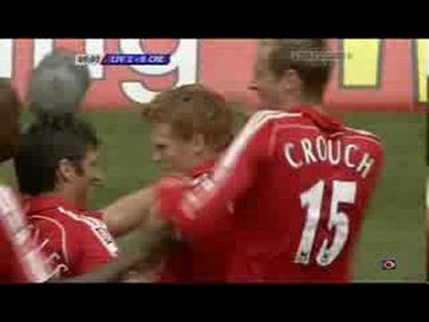John Arne Riise amazing goal - Liverpool v Chelsea
