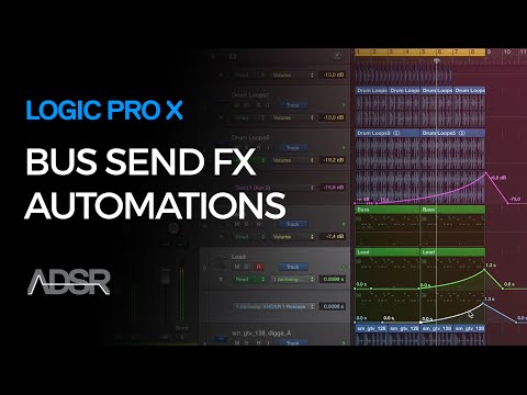 Logic Pro X - Bus Send FX Automation to create powerful transitions