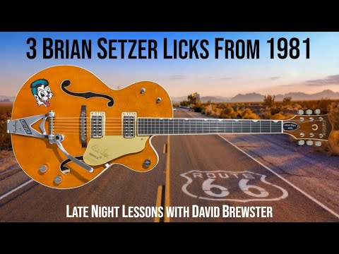 3 Brian Setzer Licks From 1981
