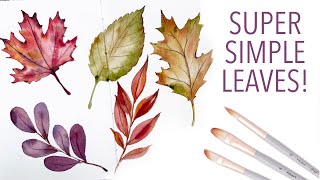 The Magic Of Watercolour Leaves!