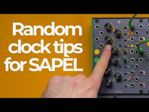 Four tips to make random clocks and clock bursts with SAPÈL  |  Frap Ideas