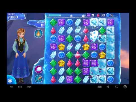 Frozen Free Fall  Level 134 - Disney’s #1 puzzle game - New update