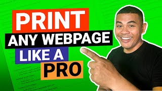 How to Print Any Webpage Like a Pro