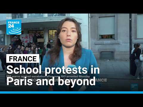 'Class sizes of more than 36 people': student protests continue in Paris and beyond