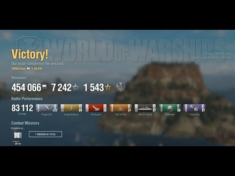 WOWS - T10 Ranked: Salem, how to use islands