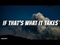 Celine Dion If That S What It Takes Lyrics