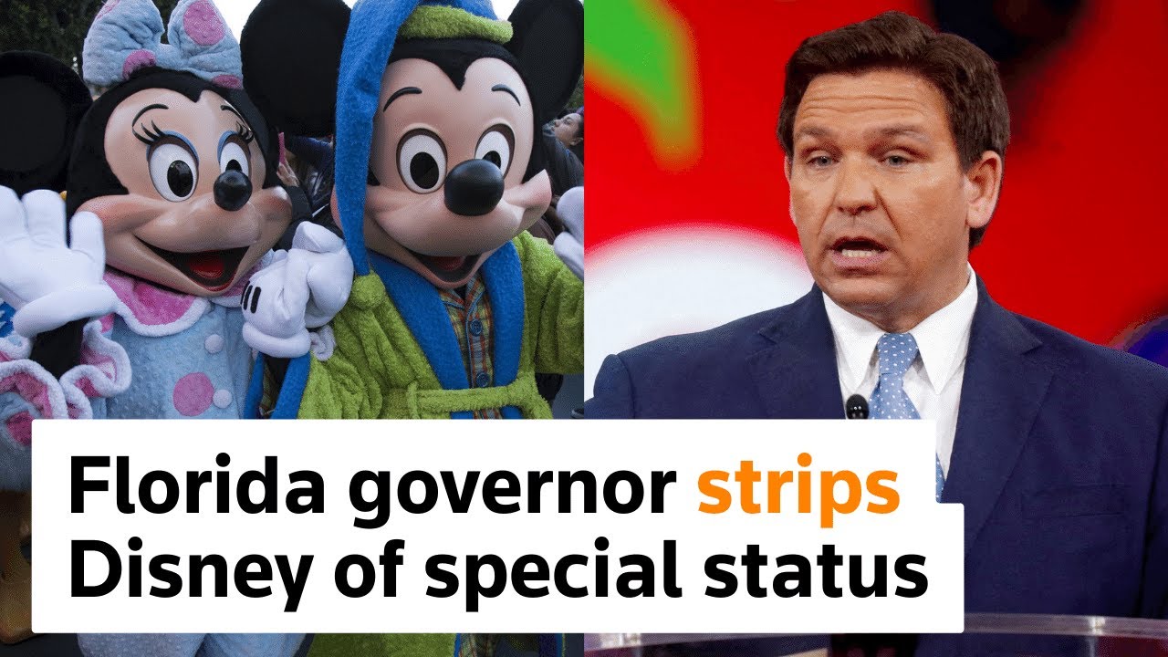 Florida governor signs bill stripping Disney of special status thumnail