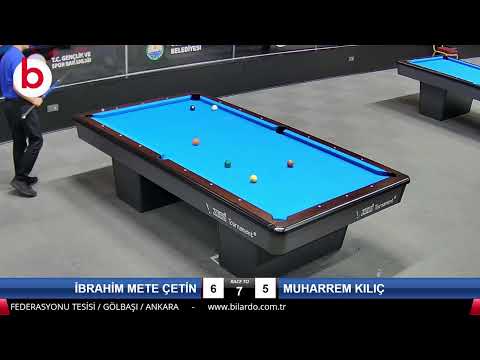 İBRAHİM METE ÇETİN & MUHARREM KILIÇ Bilardo Maçı - 