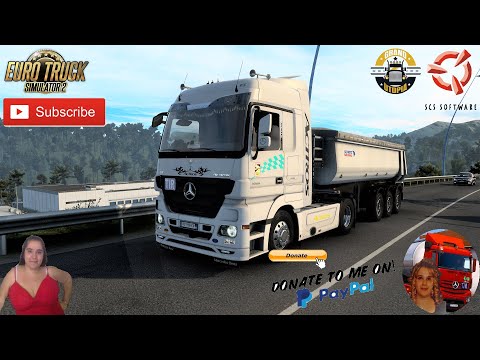 Euro Truck Simulator 2 (1.40) Mercedes Actros MP3 Reworked v3.6 [Schumi] [1.40] + DLC's & Mods