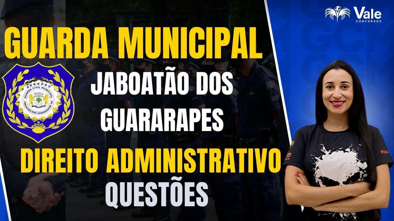 GCM Jaboatão dos Guararapes | Questões FCC