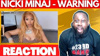 FIRST TIME HEARING Nicki Minaj - Warning | @nickiminaj | @23rdMAB REACTION
