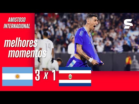 Gols e lances de Argentina x Costa Rica