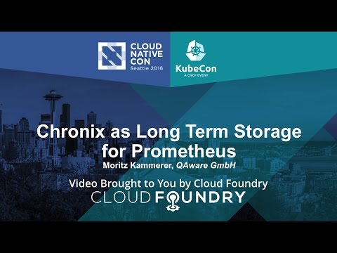 Chronix as Long Term Storage for Prometheus by Moritz Kammerer, QAware GmbH