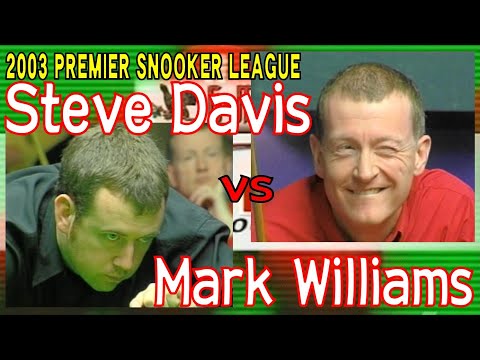 Mark Williams vs Steve Davis  premier snooker league 2003