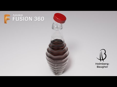 Product Design Speedrun 1 - Using Autodesk Fusion 360 - decorative bottle