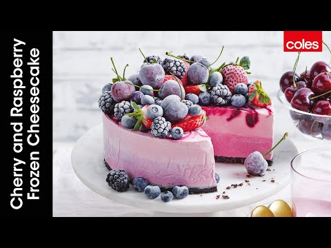 Berry Frozen Cheesecake | Simple Summer Desserts | Coles Video