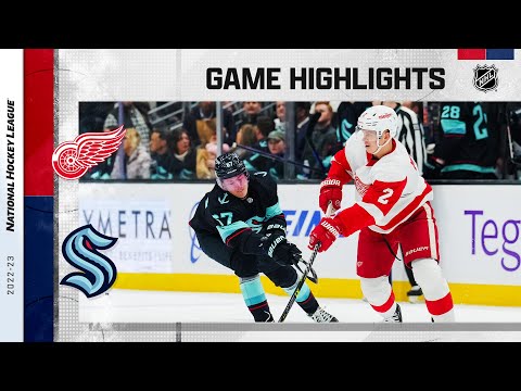 Red Wings @ Kraken 2/18 | NHL Highlights 2023