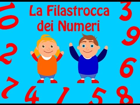 Filastrocca dei Numeri | Filastrocche per Bambini