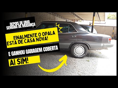 Depois de uma semana o Opala está de casa nova