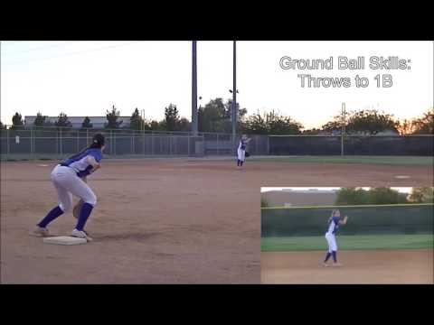 Emily Cowan Skills Video 2018 2B Outfield
