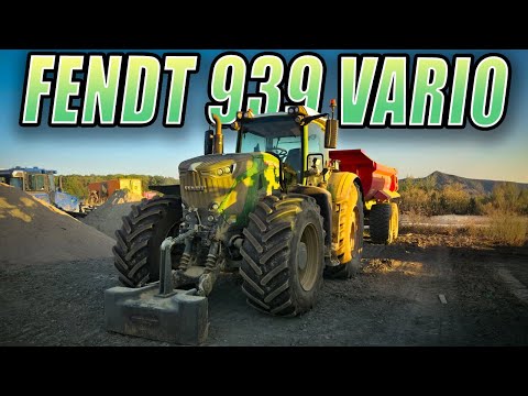 FENDT 939 in action on the construction site