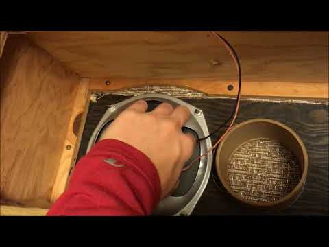 Allied Radio Corp "Lincoln" speaker test and disassembly.