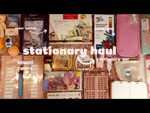ASMR│Huge Stationery Haul 🌷✨│aesthetic│stationery pal