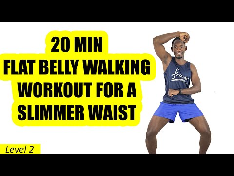 20 Minute Easy Walk at Home Exercise for Weight Loss 200 Calories