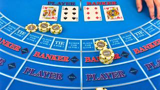 I WON $2,425,000 WITH EASY BACCARAT BETTING PATTERNS & TIE WINS IN HIGH LIMIT RO