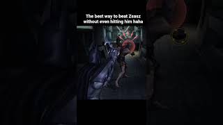 Beating Zsasz at the beginning of the Asylum but different way