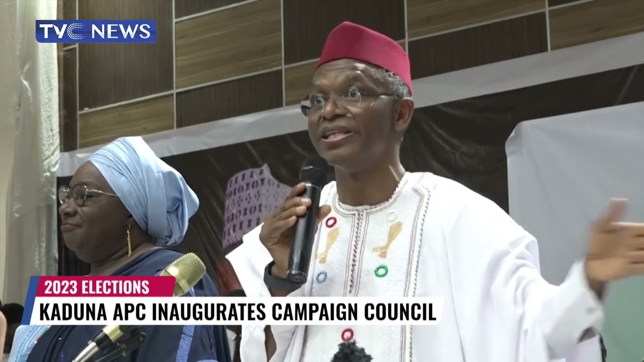 El Rufai Inaugurates APC Campaign Council for 2023 Elections