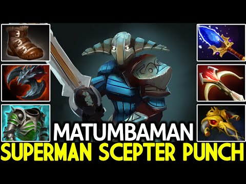 MATUMBAMAN [Sven] Superman Scepter Punch Intense Game Dota 2
