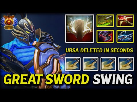 Great Sword Swing Carry Sven | Harpoon + Daedalus Build | EPIC Bash, Crit, Repeat | 7.39d DotA 2