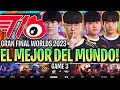 FAKER ES EL MEJOR DEL MUNDO CON T1! 😱HISTORIA?🔥 - T1 vs WBG GAME 3 FINAL WORLDS 2023 LVP ESPAÑOL