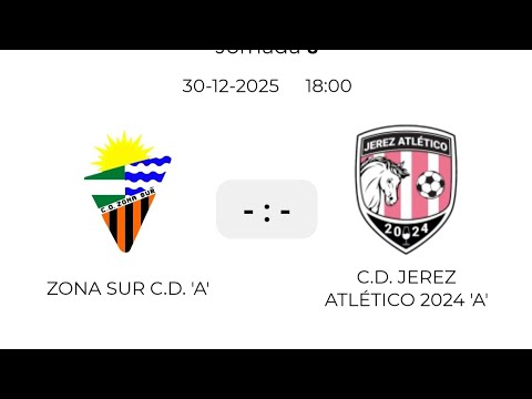 1°tiempo del partido entre CD Zona Sur -Jerez Atlético (4°andaluza Alevín Grupo 11)