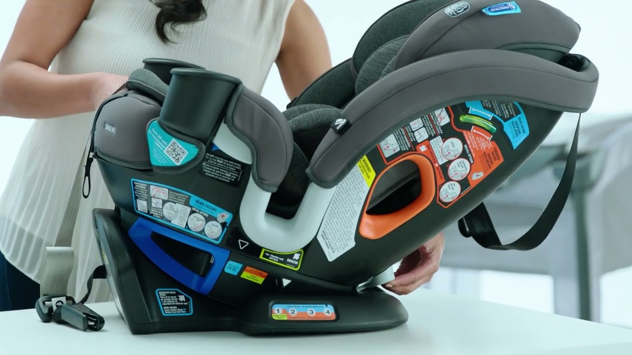 How To Install The Graco® Turn2Me™ 3-in-1 Car Seat Rear-Facing using the Lower Anchor Attachment