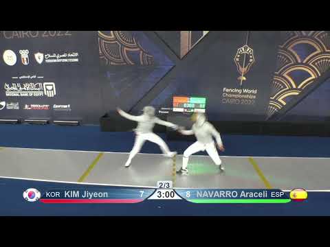 2022 245 T32 06 F S Individual Cairo EGY CHM YELLOW NAVARRO ESP vs KIM KOR