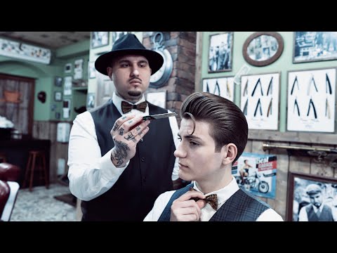 ???? ASMR BARBER - Young ELVIS inspired 50's HAIRCUT ????????